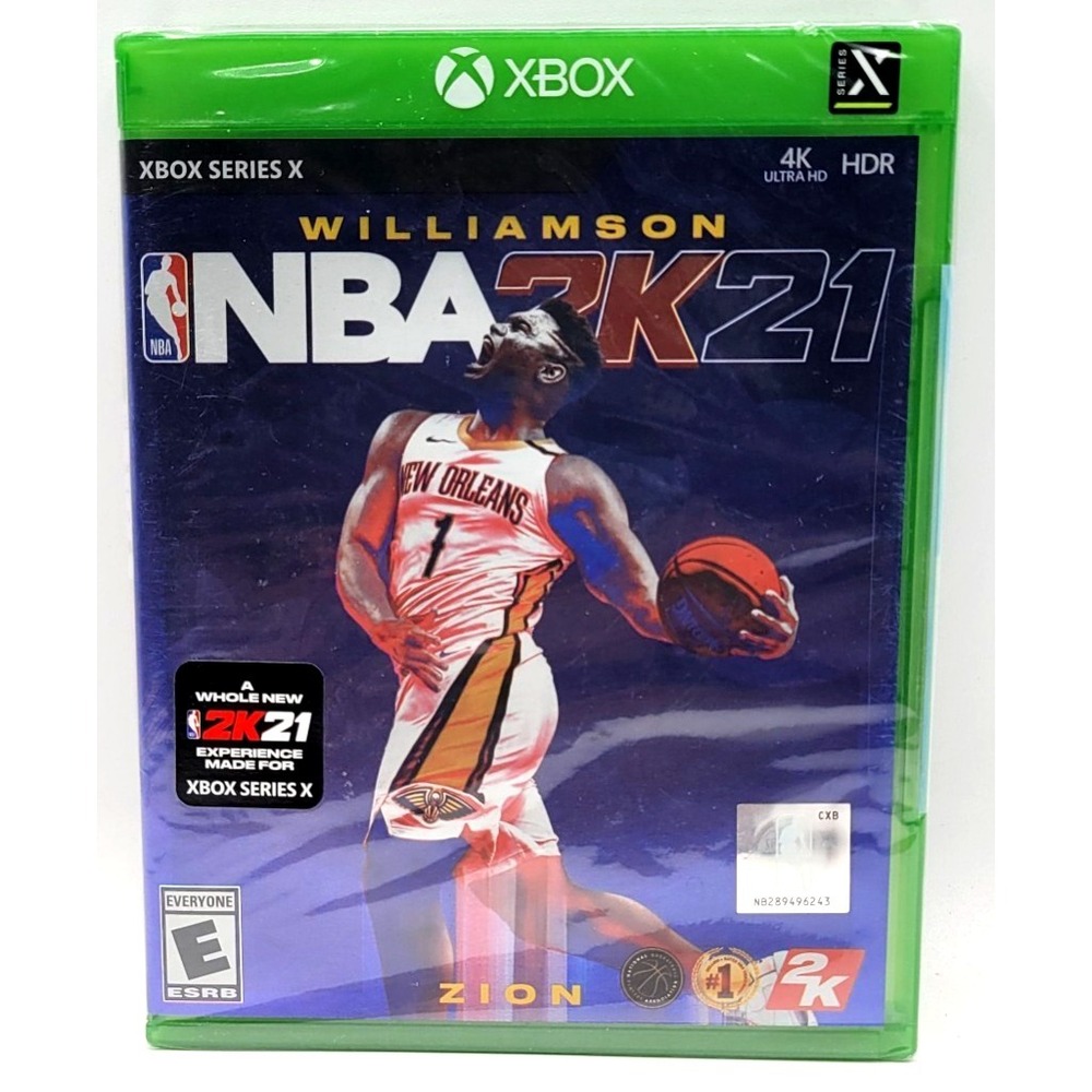 NBA 2K21 Zion Williamson for Microsoft Xbox Series X FACTORY SEALED NEW